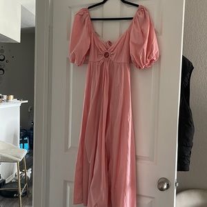 Abercrombie O ring maxi Dress